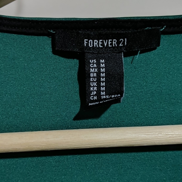 Forever 21 Emerald Green Dress - Picture 5 of 6